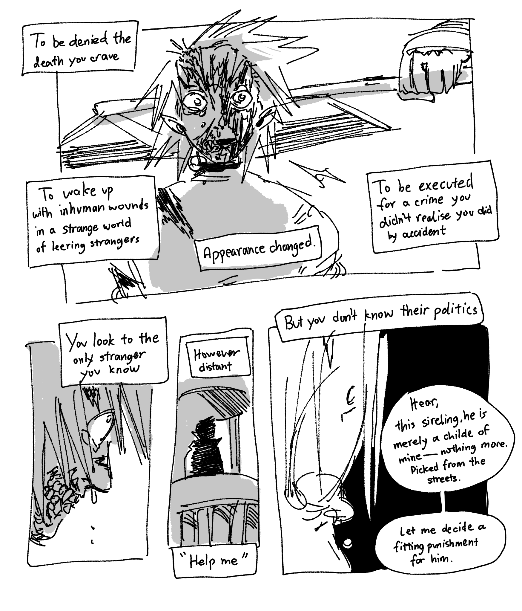 Cecil held at trial by vampires.